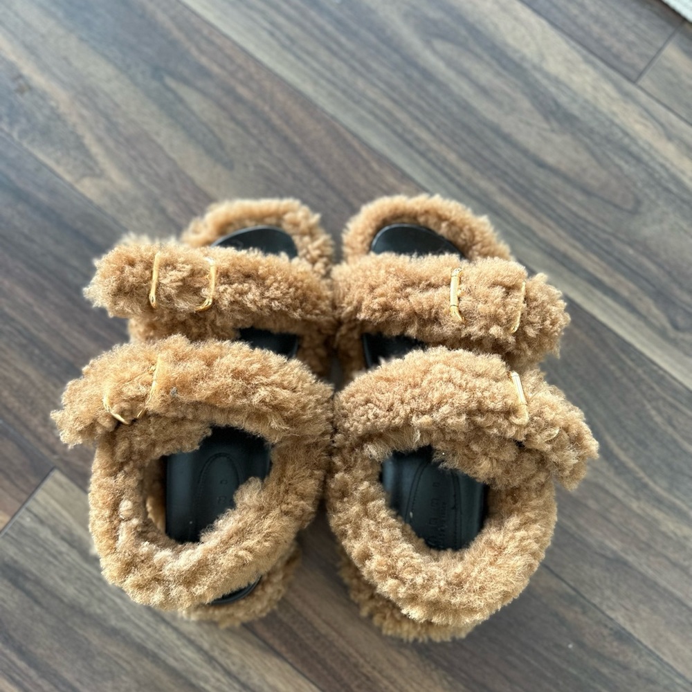 Marni fur sandals